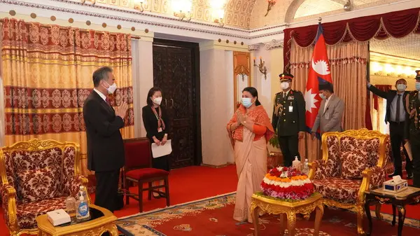 尼泊尔总统班达里会见王毅：愿同中方推进共建“一带一路”