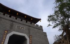 South Asia Network TV |  This tower in front of us is the restored building of Song Dynasty Tower, named Jingfu Gate.