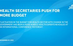 Health secretaries push for more budget 