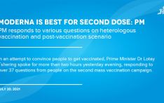 Moderna is best for second dose: PM 