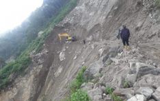 Landslide-hit Miklajung village faces food shortage 