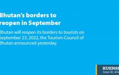 Bhutan’s borders to reopen in September 