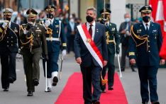 Peru's new President Sagasti is sworn in