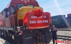Gansu-Duisburg freight trains to boost imports, exports in western regions of China