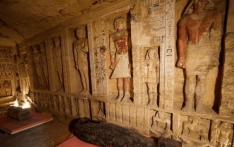 埃及新出土59具2500年前的木棺 内有保存完整木乃伊