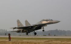 印度北方邦开通高速能起降飞机莫迪现场观看空军飞行表演图集