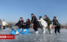 Beijing takes to the ice as Winter Olympics approach