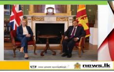 Foreign Minister Prof G. L. Peiris meets the UK Foreign Secretary