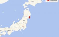 日本本州东岸近海发生5.0级地震 震源深度60千米