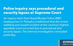 Police inquiry says procedural and security lapses at Supreme Court