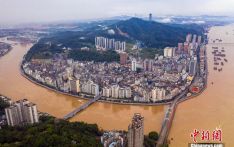 西江广西梧州段现超警3.66米洪水