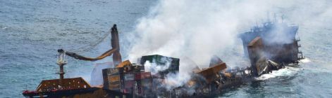 Sri Lanka testing for oil in waters near stricken cargo ship