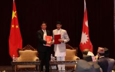 尼泊尔联邦议会与中国全国人大签署谅解备忘录