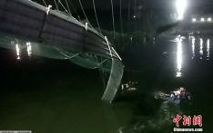 百余人死亡！印度一座拉索桥断裂 重新开放仅5天