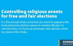 Controlling religious events for free and fair elections