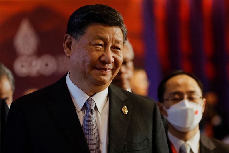 Chinese leader Xi Jinping attends the G20 summit in Bali, Indonesia on Wednesday.