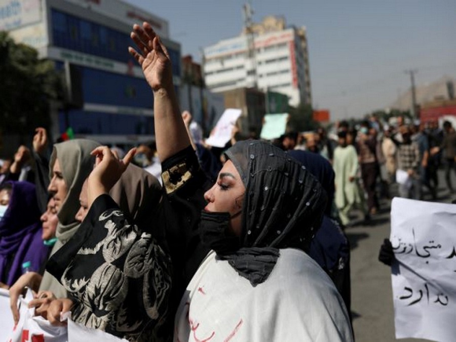 阿富汗妇女抗议