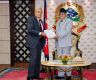 印度大使拜会尼泊尔新任总理普拉昌达