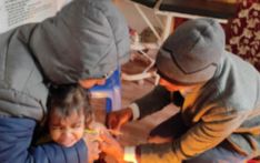尼泊尔根杰爆发麻疹开始为儿童接种麻疹疫苗