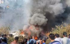 雪人航空公司一架从加德满都飞往博卡拉的飞机坠毁 已造成32人遇难