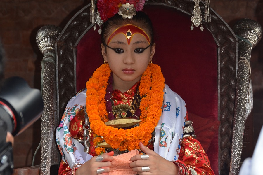 Kumari-the-living-Goddess-of-the-world
