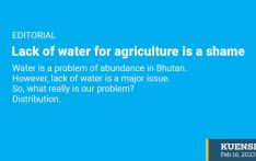 Lack of water for agriculture is a shame