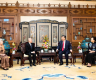 Xi and his wife meet Cambodian king, queen mother