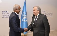 President Solih meets with Secretary General of the UN