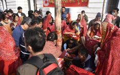尼泊尔 “洒红节” 活动掠影