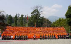 His Majesty meets de-suups piloting Gyalsung training component