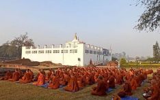लुम्बिनीमा एकै दिन पाँच सय भिक्षु बने