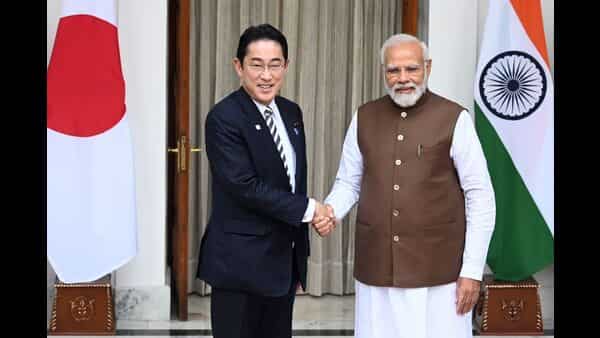 这次为期两天的访问是岸田自 2021 年就任首相以来第二次访问印度。（法新社）