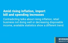 Amid rising inflation, import bill and spending increases