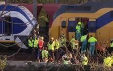 荷兰南部两列火车相撞 造成数人受伤