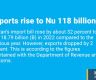 Imports rise to Nu 118 billion 