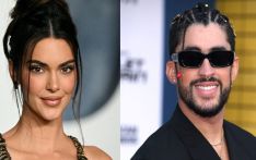 Kendall Jenner shakes a leg during Bad Bunny's Coachella set amid dating rumors
