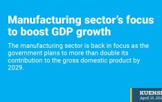 Manufacturing sector’s focus to boost GDP growth