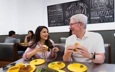 Madhuri Dixit 'welcomes' Apple CEO Tim Cook in Mumbai with 'vada pav' treat