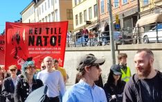 Protests against NATO held across Sweden