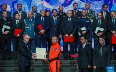Türkiye presents state medals to domestic, foreign rescue teams for quake efforts