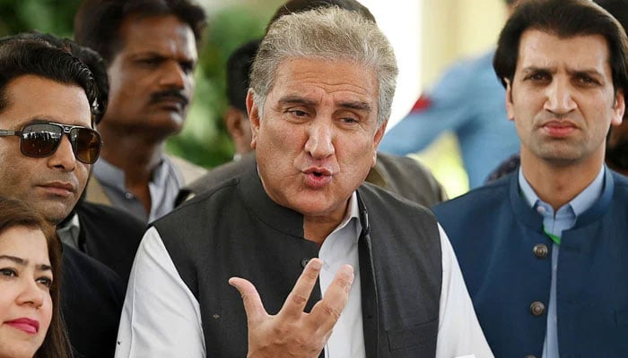 Pakistan Tehreek-e-Insaf (PTI) Vice-Chairman Shah Mehmood Qureshi. Twitter