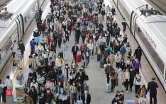China set for railway-trips record on May Day holiday