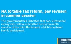 NA to table Tax reform, pay revision in summer session