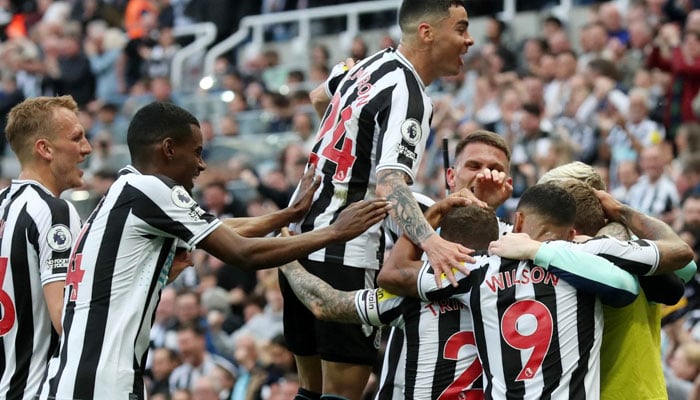 Newcastle power past Brighton to boost Champions League hopes. Twitter/premierleague