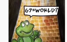 “G7=世界？”华春莹晒“井底之蛙”图 讽刺G7国家抹黑中国言行