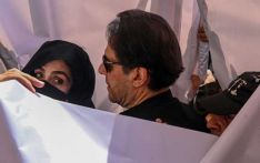 Imran Khan, Bushra Bibi arrive at judicial complex
