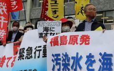 “坚决反对！”韩国上百渔业人员集会 抗议日本强推核污水排海