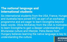 The national language and International students 