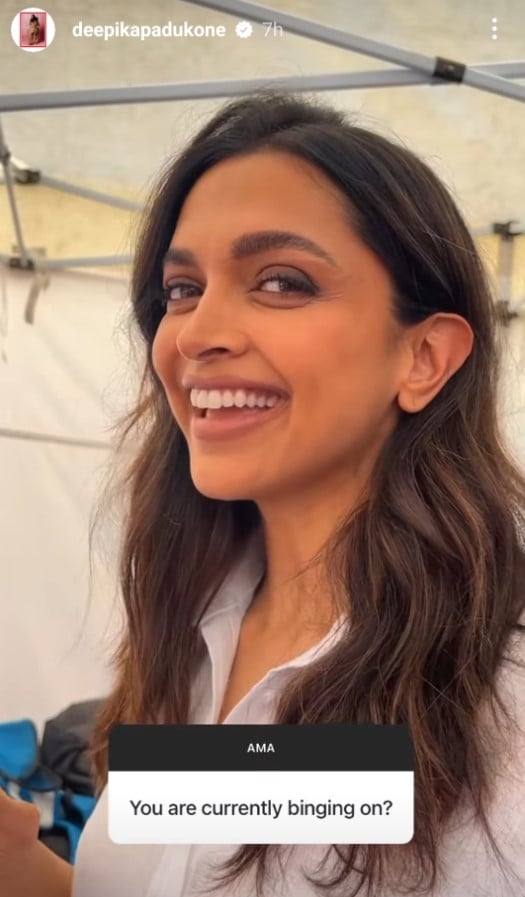 Deepika Padukone admits binge-watching Indian Matchmaking