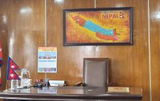 Amid Akhanda Bharat map row, KMC Mayor Balen Shah displays a map of 'Greater Nepal' at his office